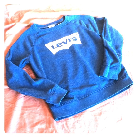 Levi's Blue Casual Sweatshirt - Picture 1 of 2